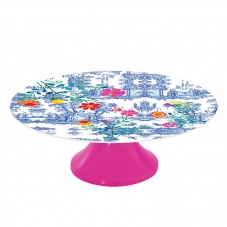 Colourful Secret Garden Melamine Cake Stand by Ginger